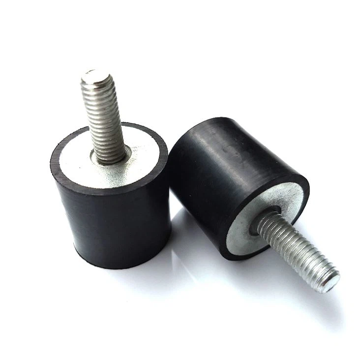 NR Rubber Vibration Damper Mounting Black Color